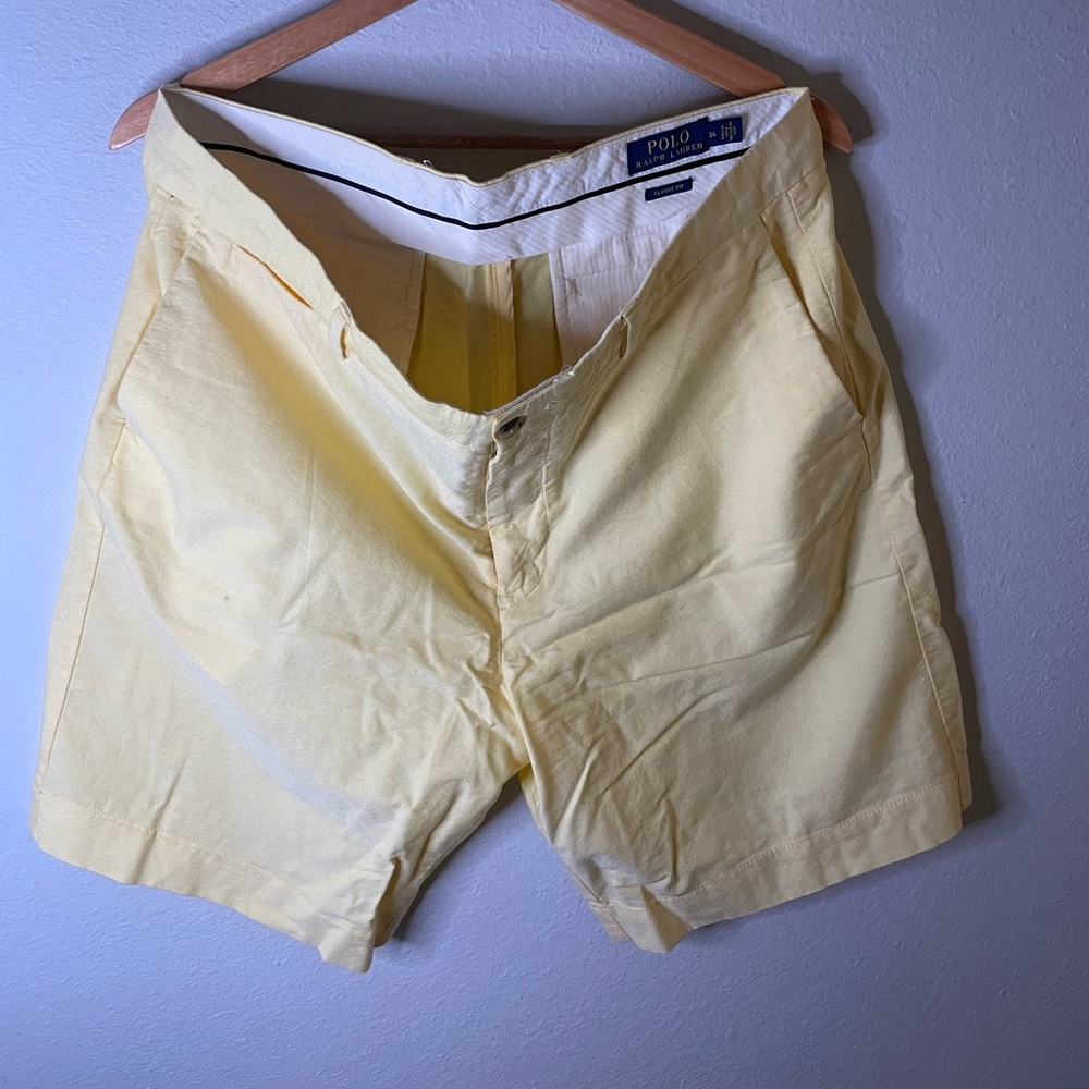 Polo yellow shorts